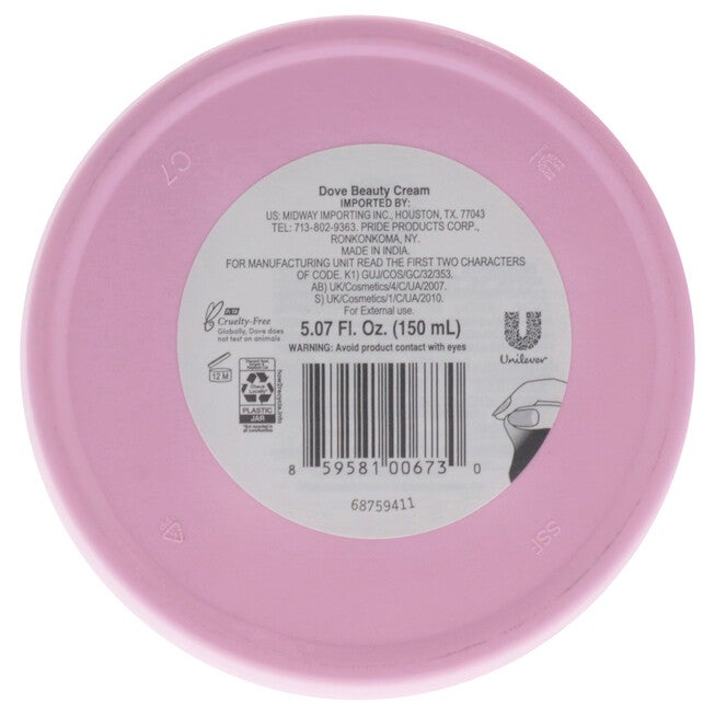 Beauty Cream - Pink by Dove for Women - 5 oz Cream, NA, alternate image number null