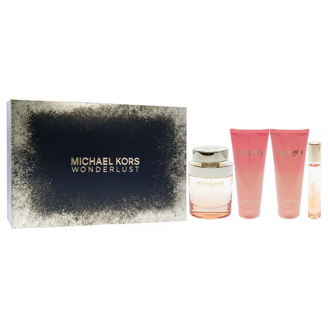 Wonderlust by Michael Kors for Women - 4 Pc Gift Set 3.4oz EDP Spray, 3.4oz Body Lotion, 3.4oz Shower Gel, 0.33 oz EDP Spray, See Description, alternate image number 1
