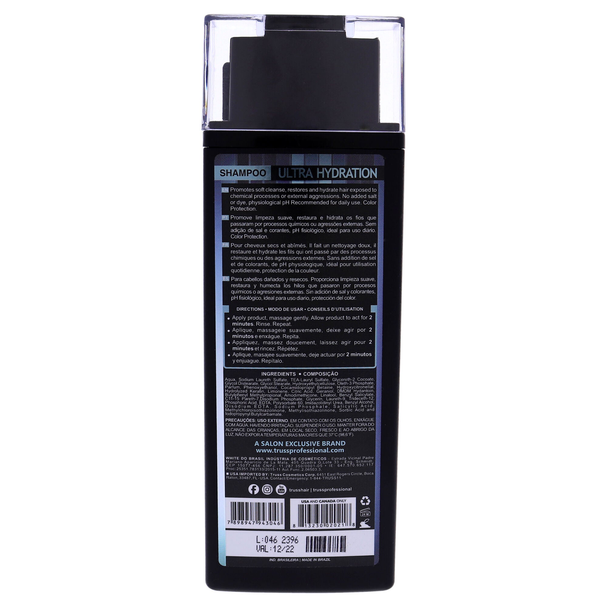 Ultra Hydration by Truss for Unisex - 10.14 oz Shampoo, See Description, alternate image number 1