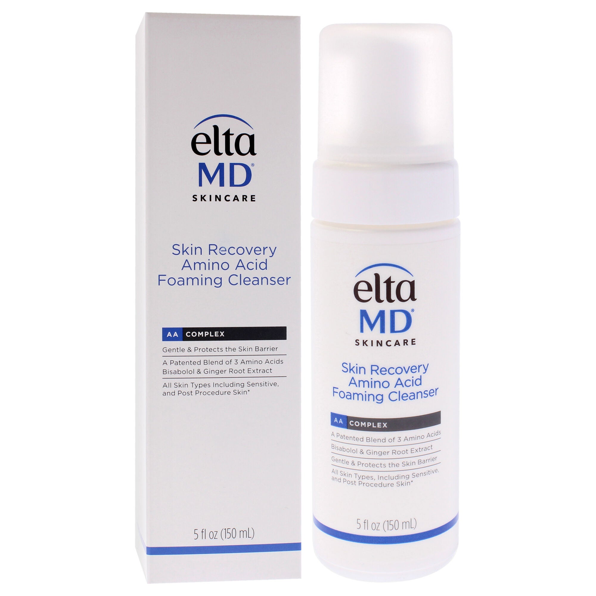 Skin Recovery Amino Acid Foaming Cleanser by EltaMD for Unisex - 5 oz Cleanser, White, alternate image number 2