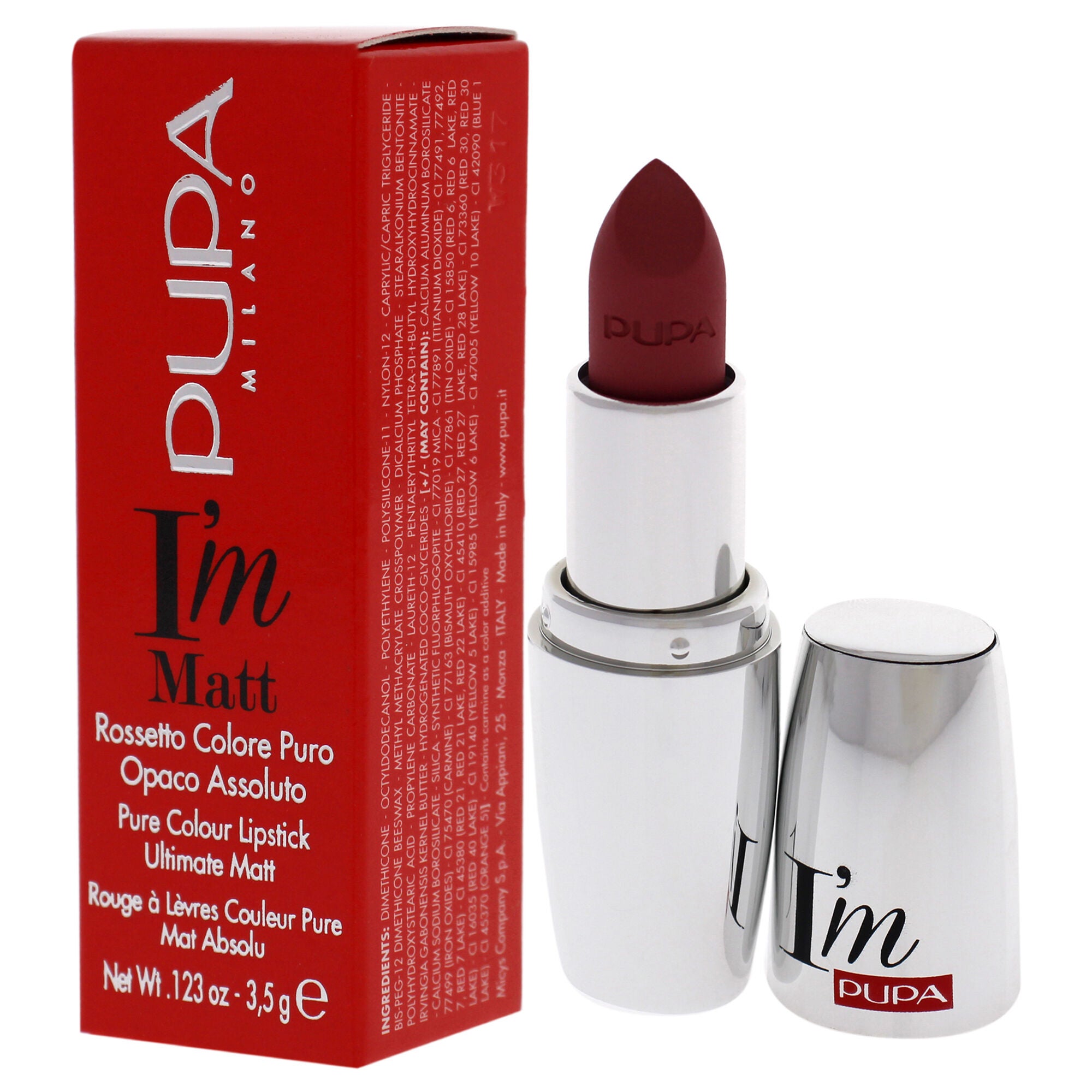 I Am Matte Pure Colour Lipstick - 030 Mystery Rose by Pupa Milano for Women - 0.123 oz Lipstick, See Description, alternate image number 3
