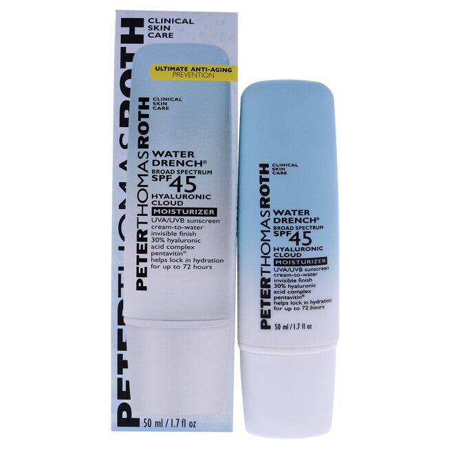 Water Drench Cloud Cream Moisturizer SPF 45 by Peter Thomas Roth for Unisex - 1.7 oz Cream, , alternate image number null