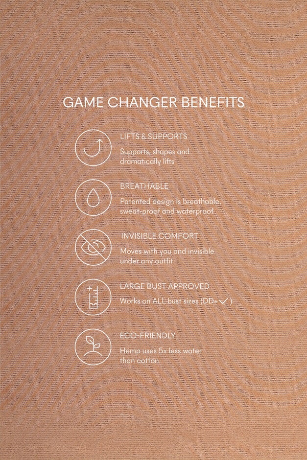 Game Changer Lift & Shape Adhesive Bra (4-pack), No 5 Soft Tan / Tan, alternate image number 2