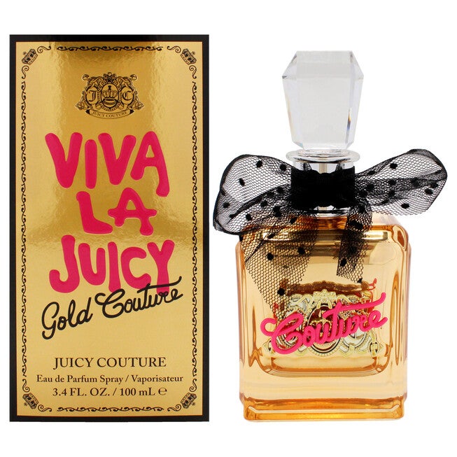 Viva La Juicy Gold Couture by Juicy Couture for Women - 3.4 oz EDP Spray, See Description, hi-res image number 0
