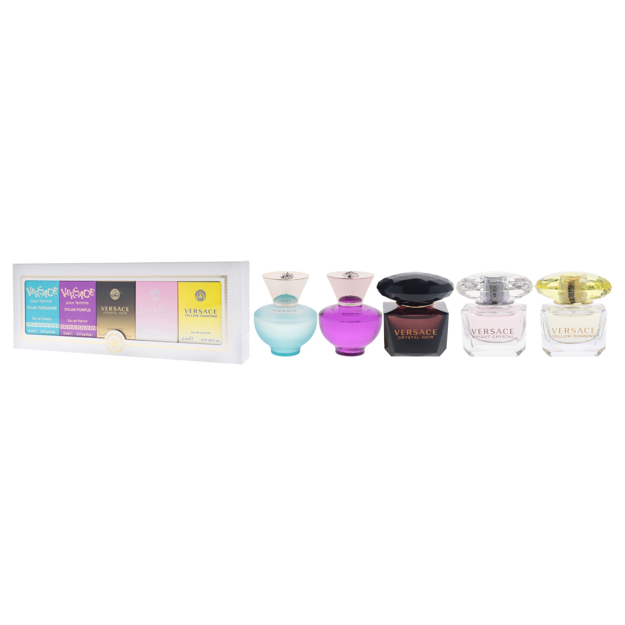 Versace Miniatures Collection by Versace for Women - 5 Pc Mini Gift Set 0.17oz, See Description, alternate image number 3