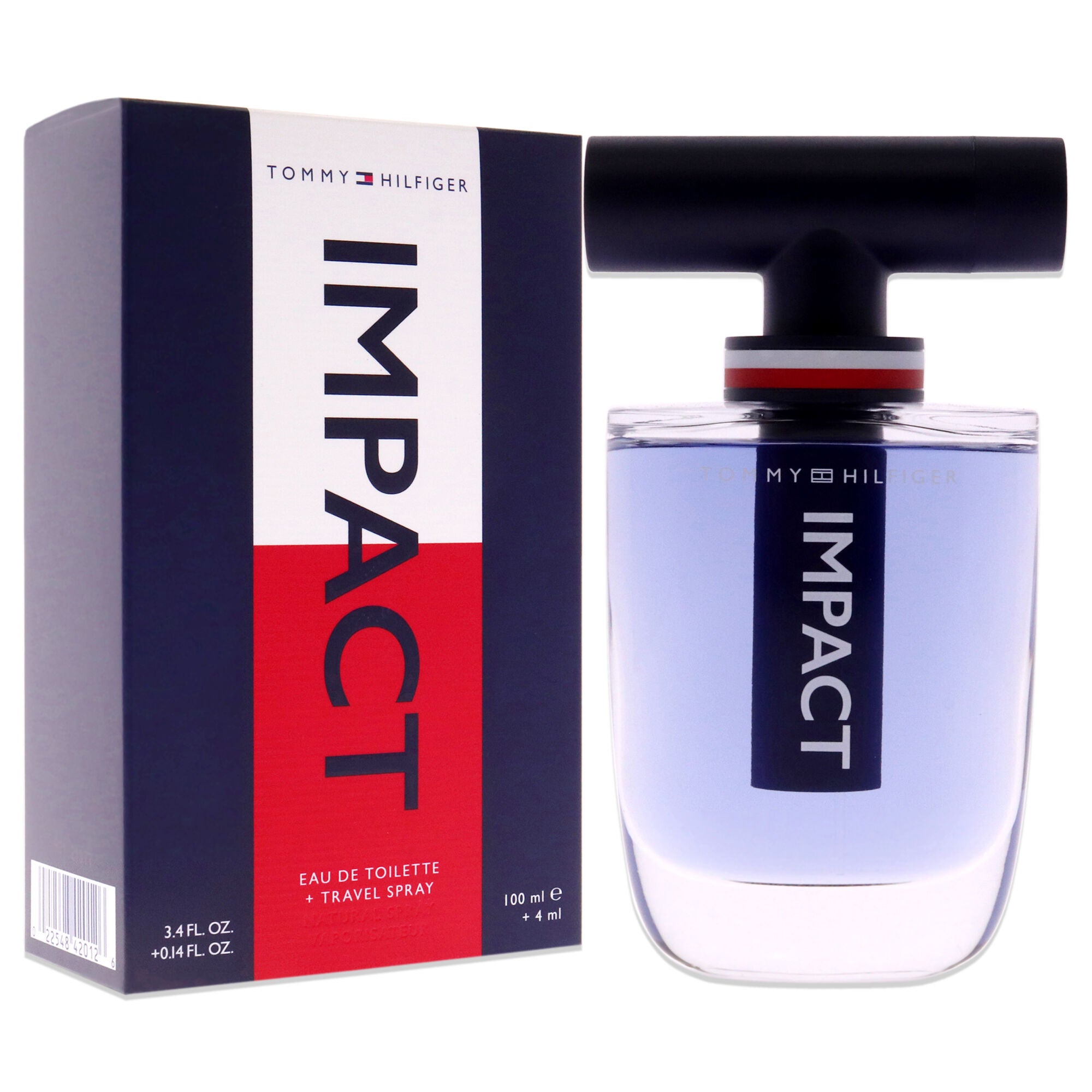Impact by Tommy Hilfiger for Men - 2 Pc Gift Set 3.4oz EDT Spray, 4ml (Mini) Travel Spray, See Description, alternate image number 2