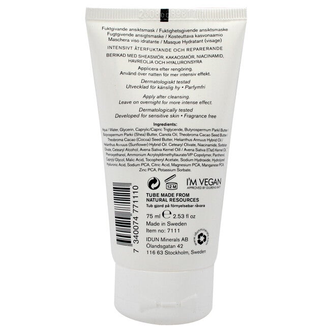Moisturizing Face Mask by Idun Minerals for Women - 2.53 oz Mask, , alternate image number 3