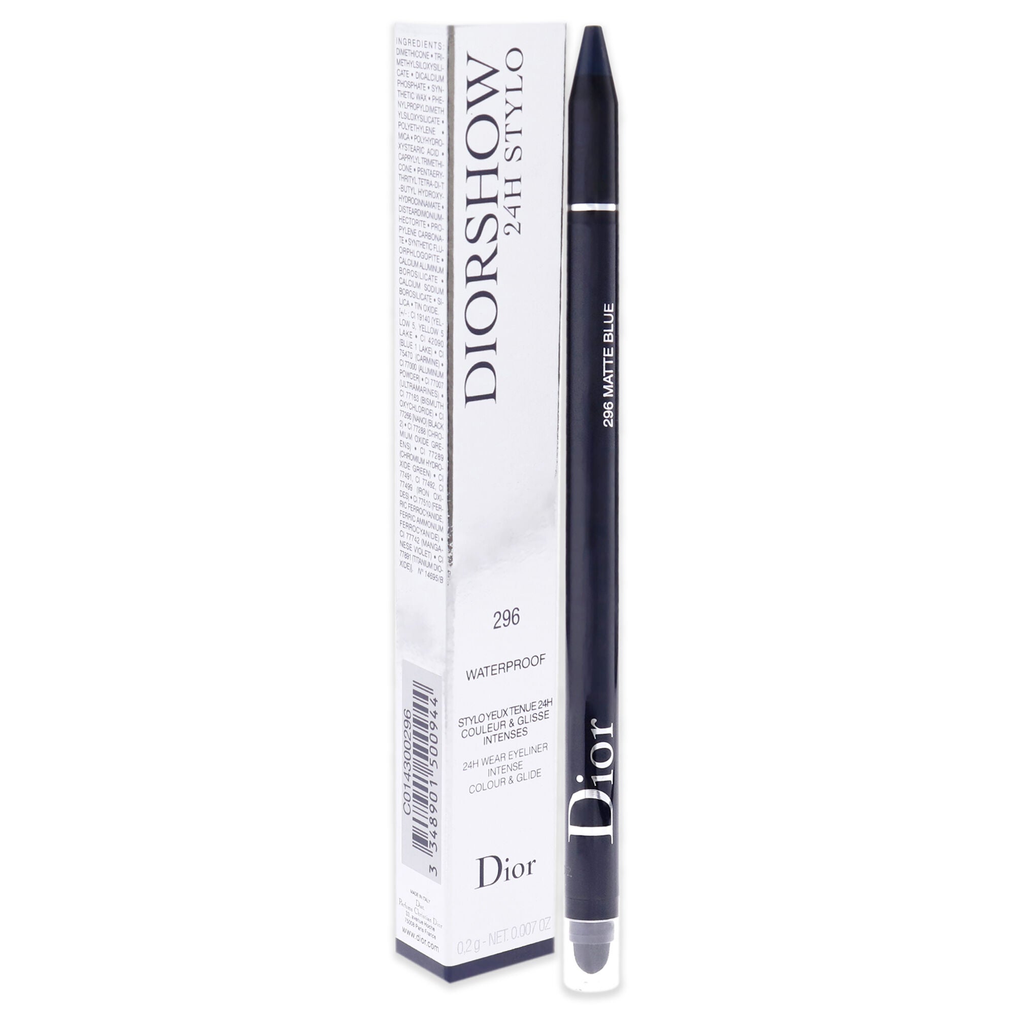 Diorshow 24H Stylo Waterproof Eyeliner - 296 Matte Blue by Christian Dior for Women - 0.007 oz Eyeliner, See Description, alternate image number 2