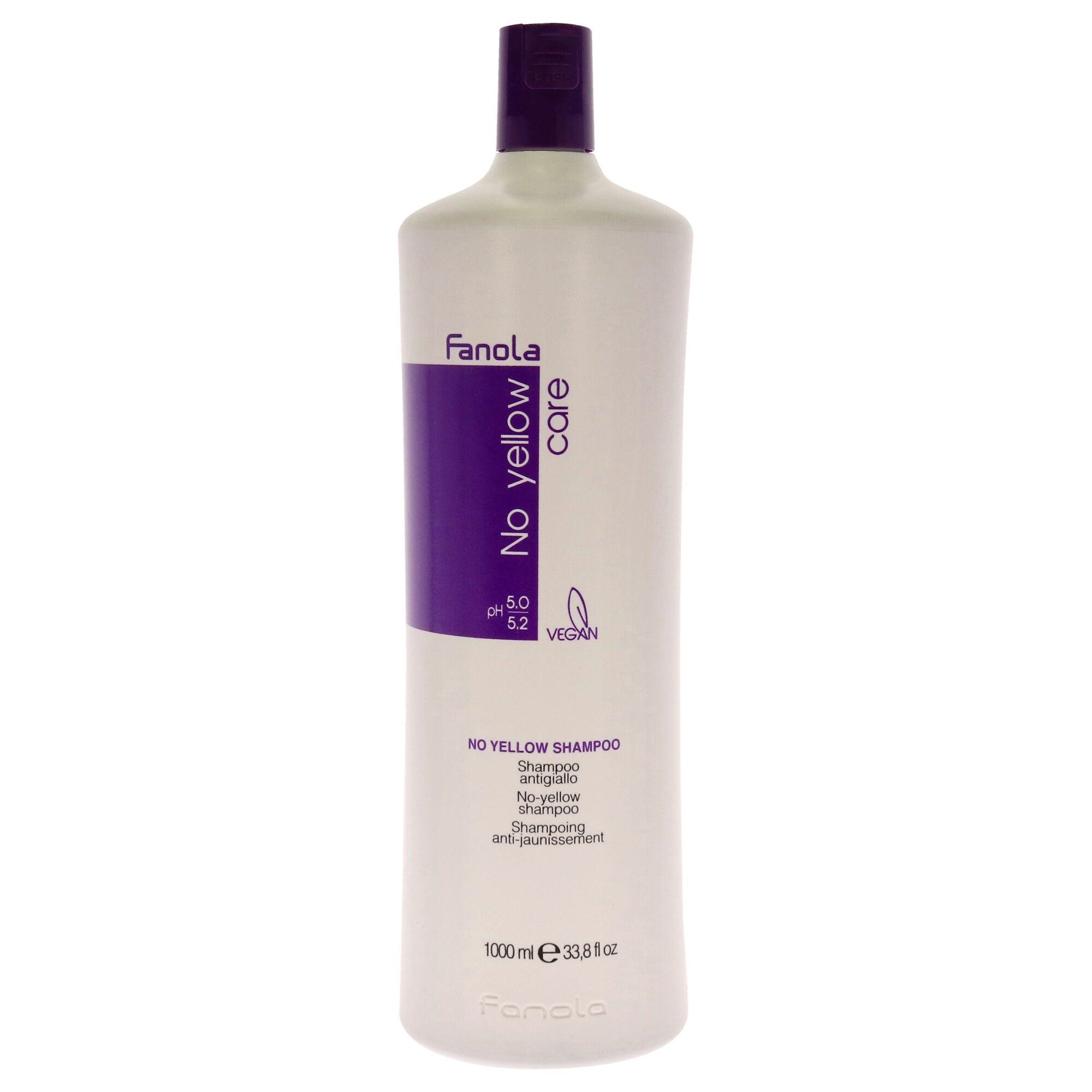 No Yellow Shampoo by Fanola for Unisex - 33.8 oz Shampoo, See Description, hi-res image number 0
