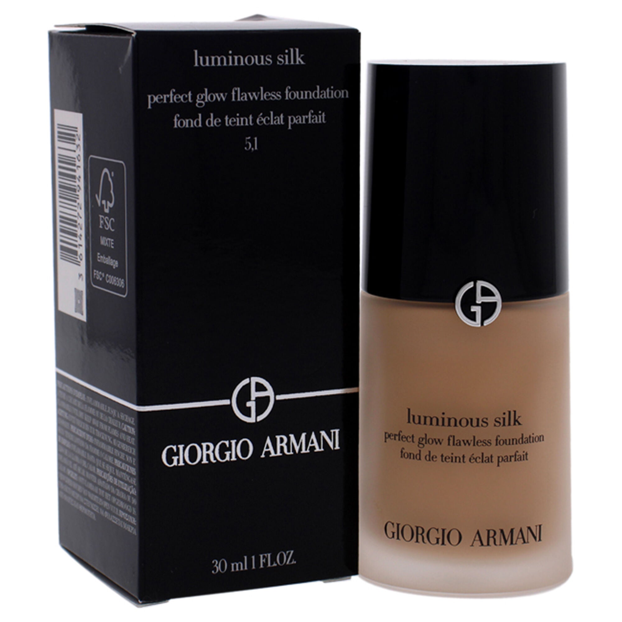 Luminous Silk Foundation - 5.1 by Giorgio Armani for Women - 1 oz Foundation, See Description, alternate image number 2