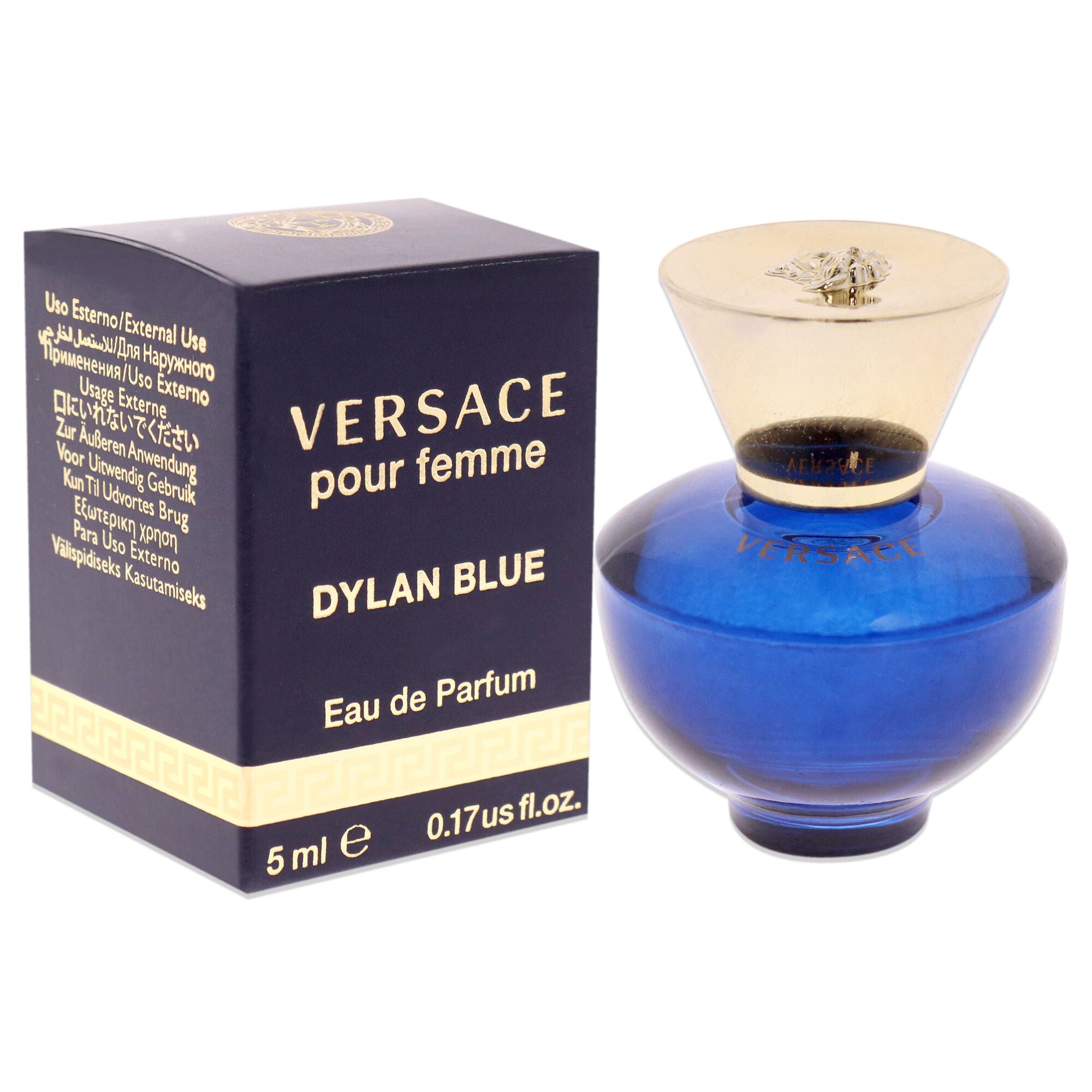 Dylan Blue by Versace for Women - 5 ml EDP Splash (Mini), See Description, alternate image number 2