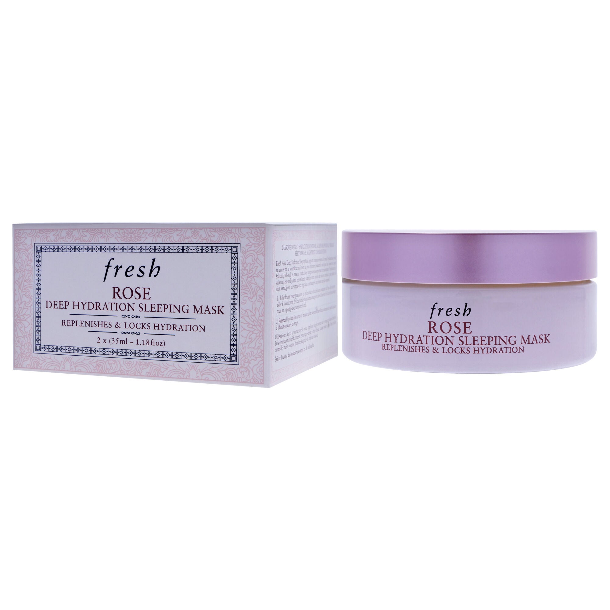Rose Deep Hydration Sleeping Mask by Fresh for Women - 2.36 oz Mask, , alternate image number 7