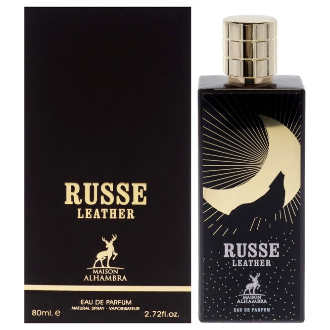 Russe Leather by Maison Alhambra for Unisex - 2.72 oz EDP Spray, See Description, hi-res image number 0