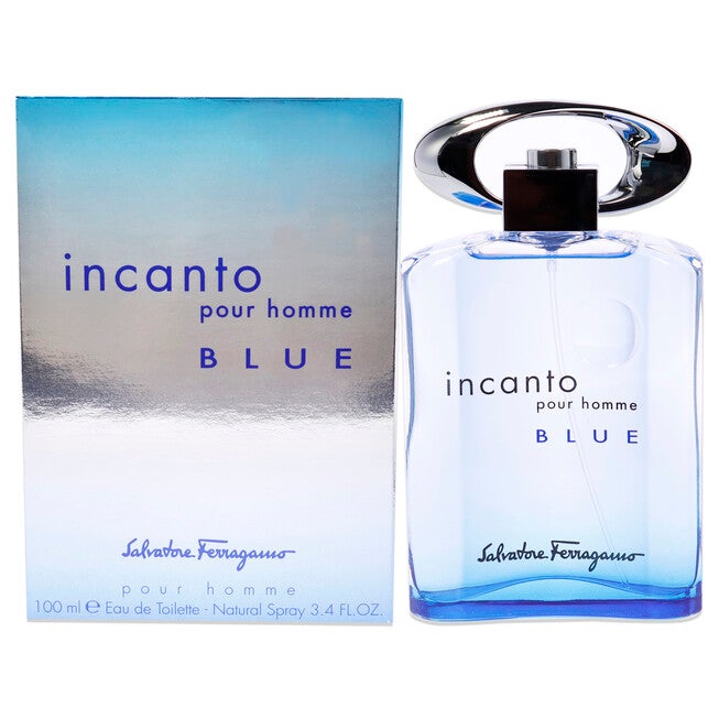 Incanto Blue by Salvatore Ferragamo for Men - 3.4 oz EDT Spray, NA, hi-res image number null
