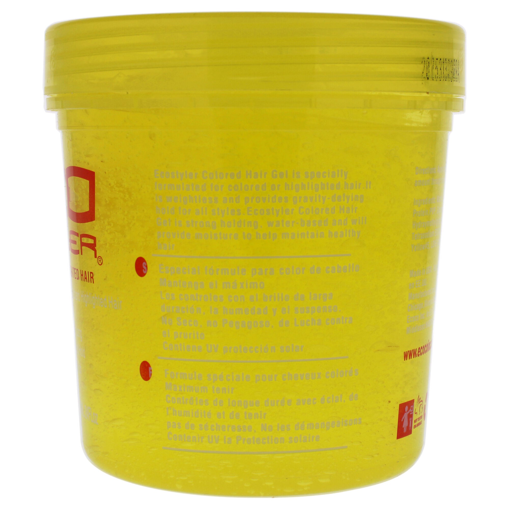 Eco Style Gel - Colored Hair by Ecoco for Unisex - 24 oz Gel, , alternate image number 3