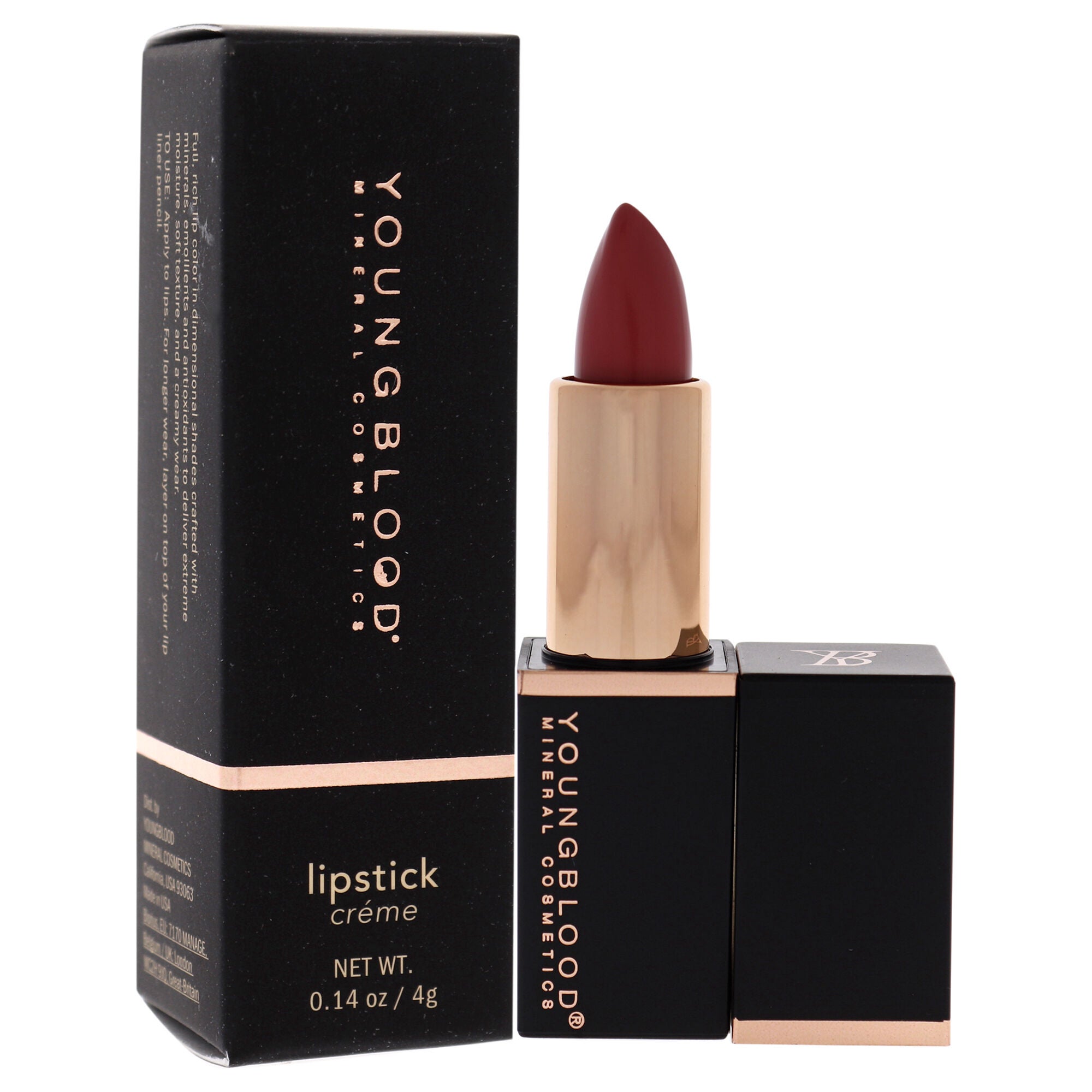 Mineral Creme Lipstick - Rosewater by Youngblood for Women - 0.14 oz Lipstick, See Description, alternate image number 2