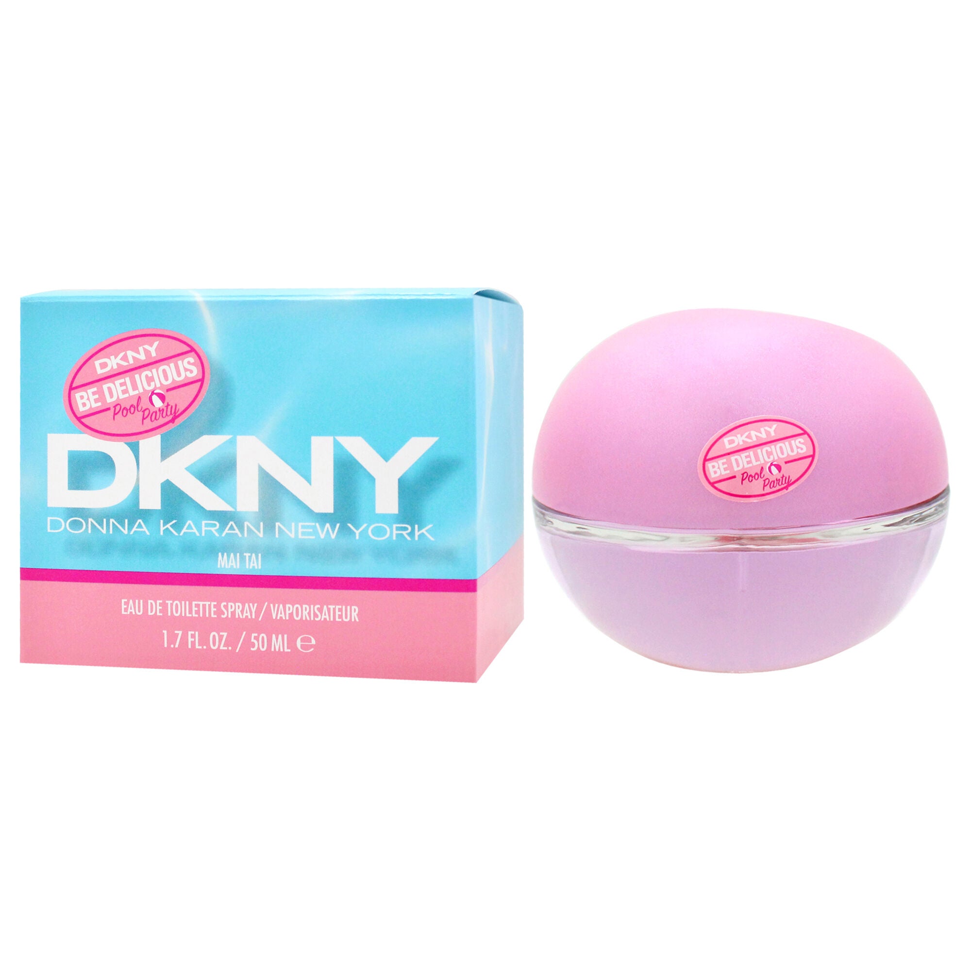 DKNY Be Delicious Pool Party - Mai Tai by Donna Karan for Women - 1.7 oz EDT Spray, Clear, alternate image number 3