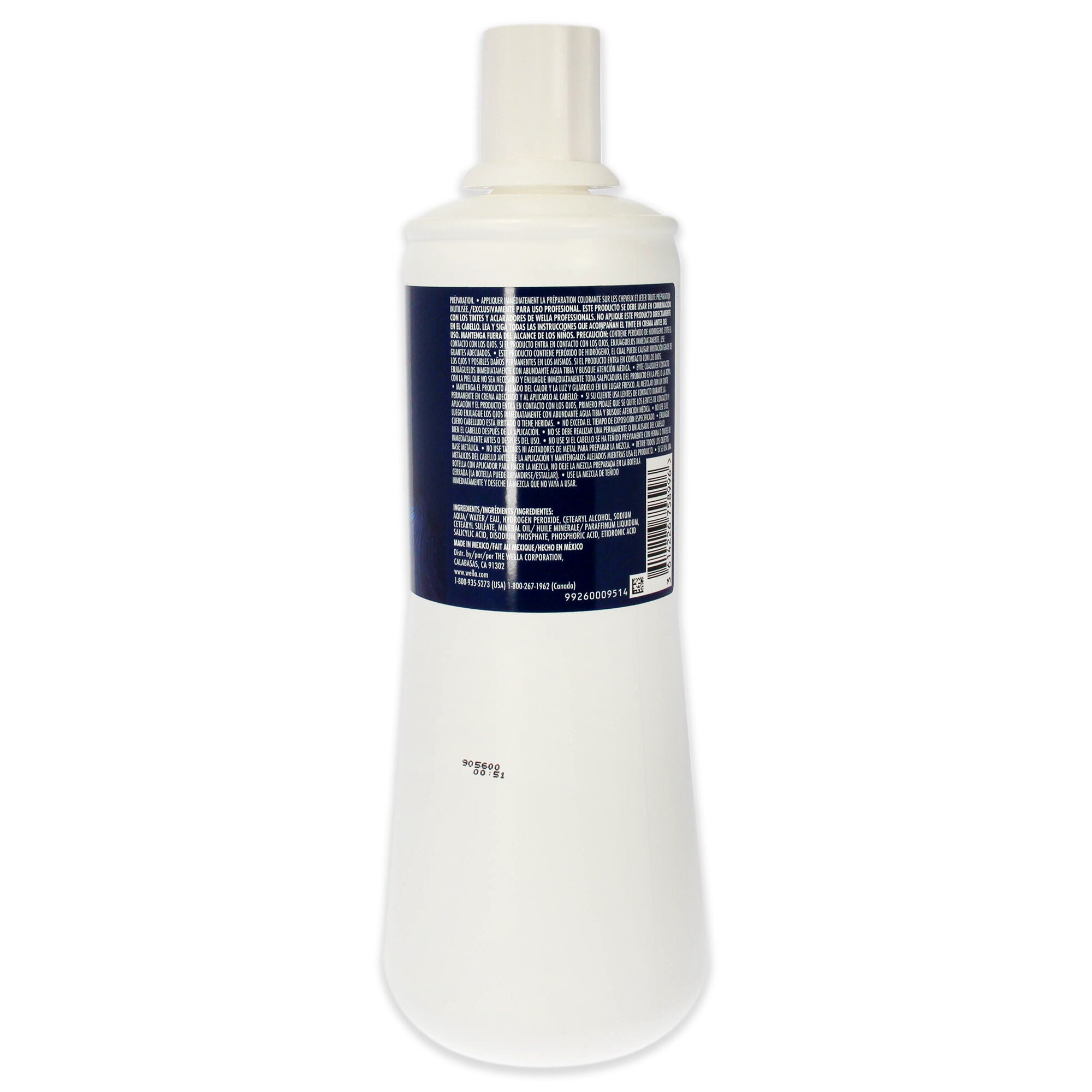 Welloxon Perfect 12 Percent 40 Volume Creme Developer by Wella for Unisex - 33.8 oz Lightener, , alternate image number 4