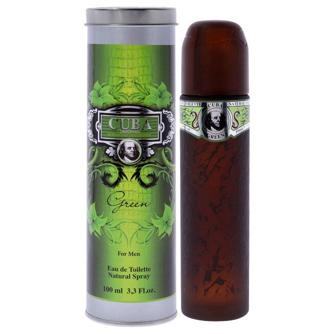Cuba Green by Cuba for Men - 3.3 oz EDT Spray, NA, hi-res image number null