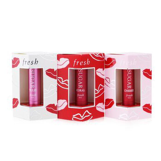 Blushing Lip Beauties Set: 3x Mini Sugar Lip Treat, , alternate image number null