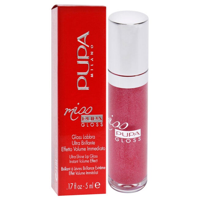 Miss Pupa Gloss Ultra-Shine Lip Gloss - 304 French Kiss by Pupa Milano for Women - 0.17 oz Lip Gloss, See Description, alternate image number 1