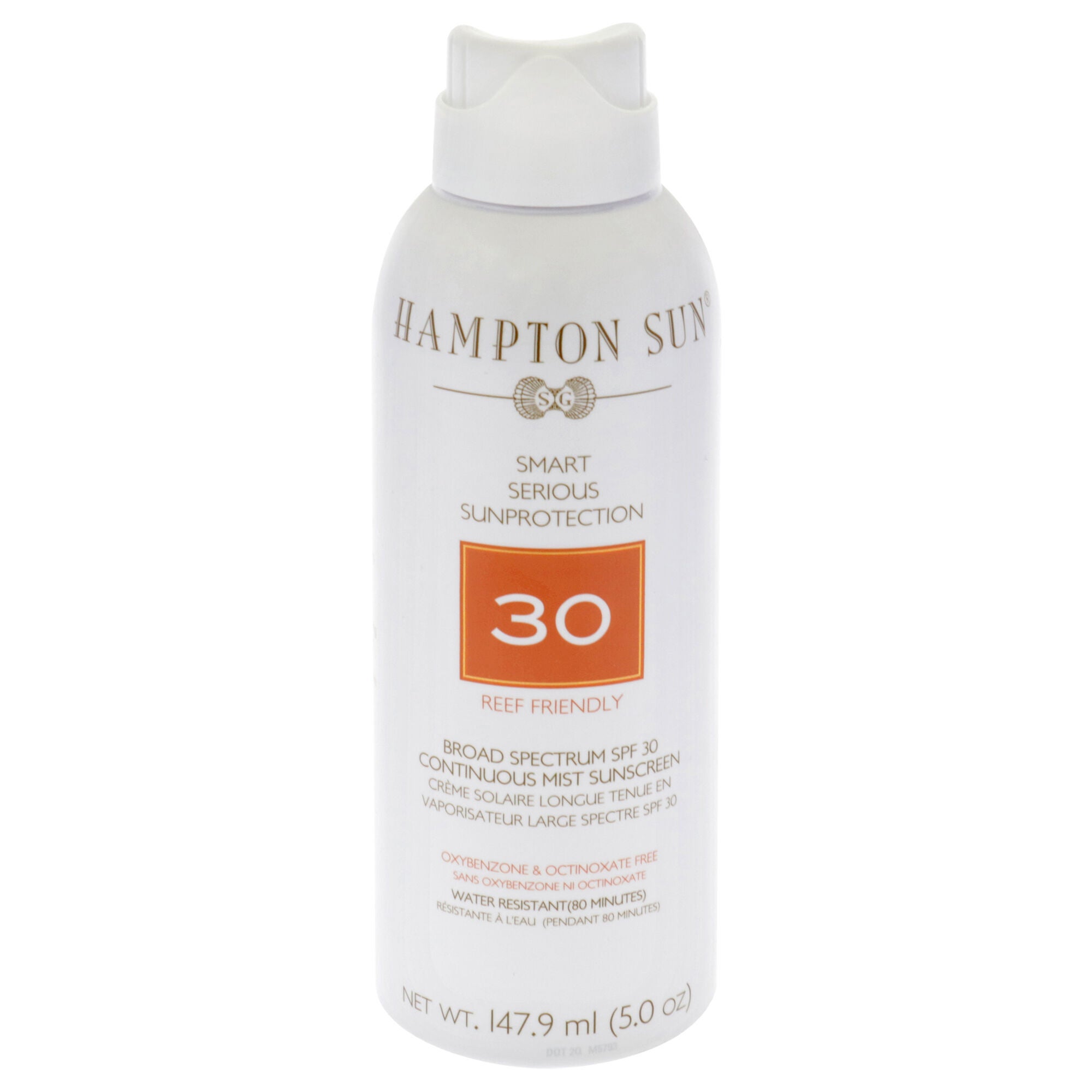 Continuous Mist Sunscreen SPF 30 by Hampton Sun for Unisex - 5 oz Sunscreen, See Description, hi-res image number 0