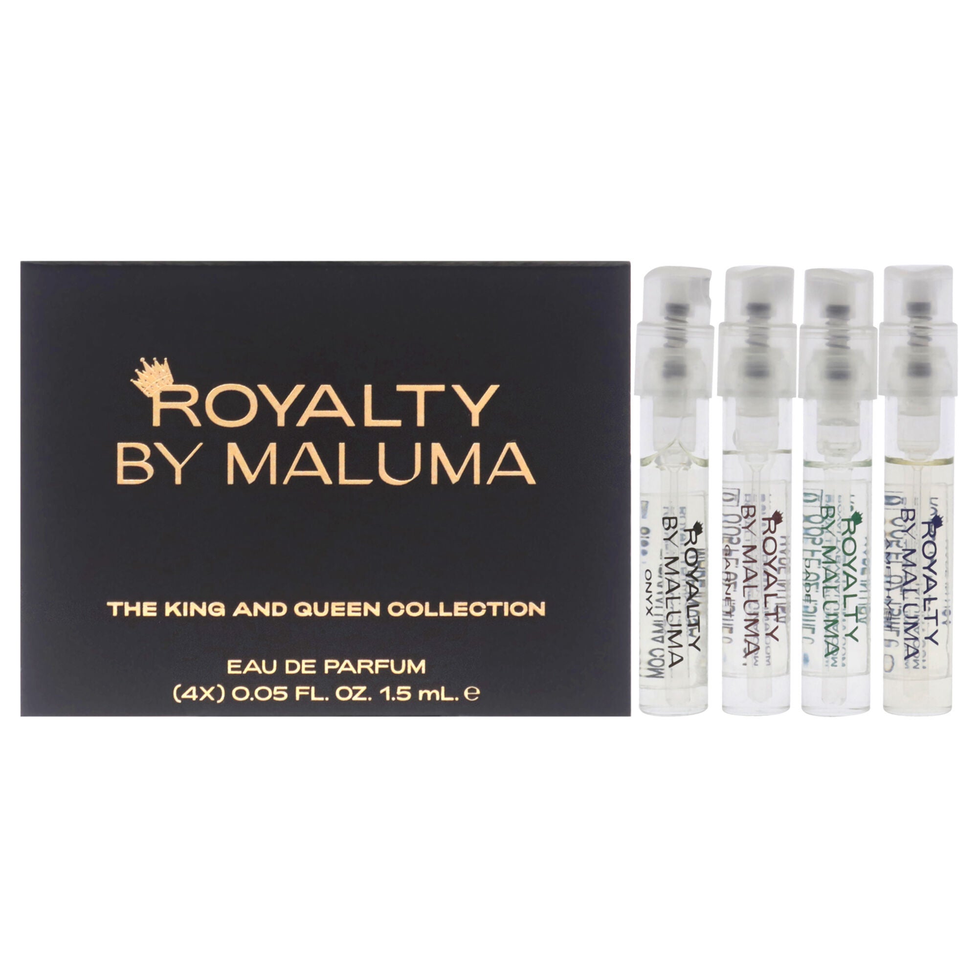 The King and Queen Collection by Royalty By Maluma for Unisex - 4 Pc Gift Set, See Description, hi-res image number 0