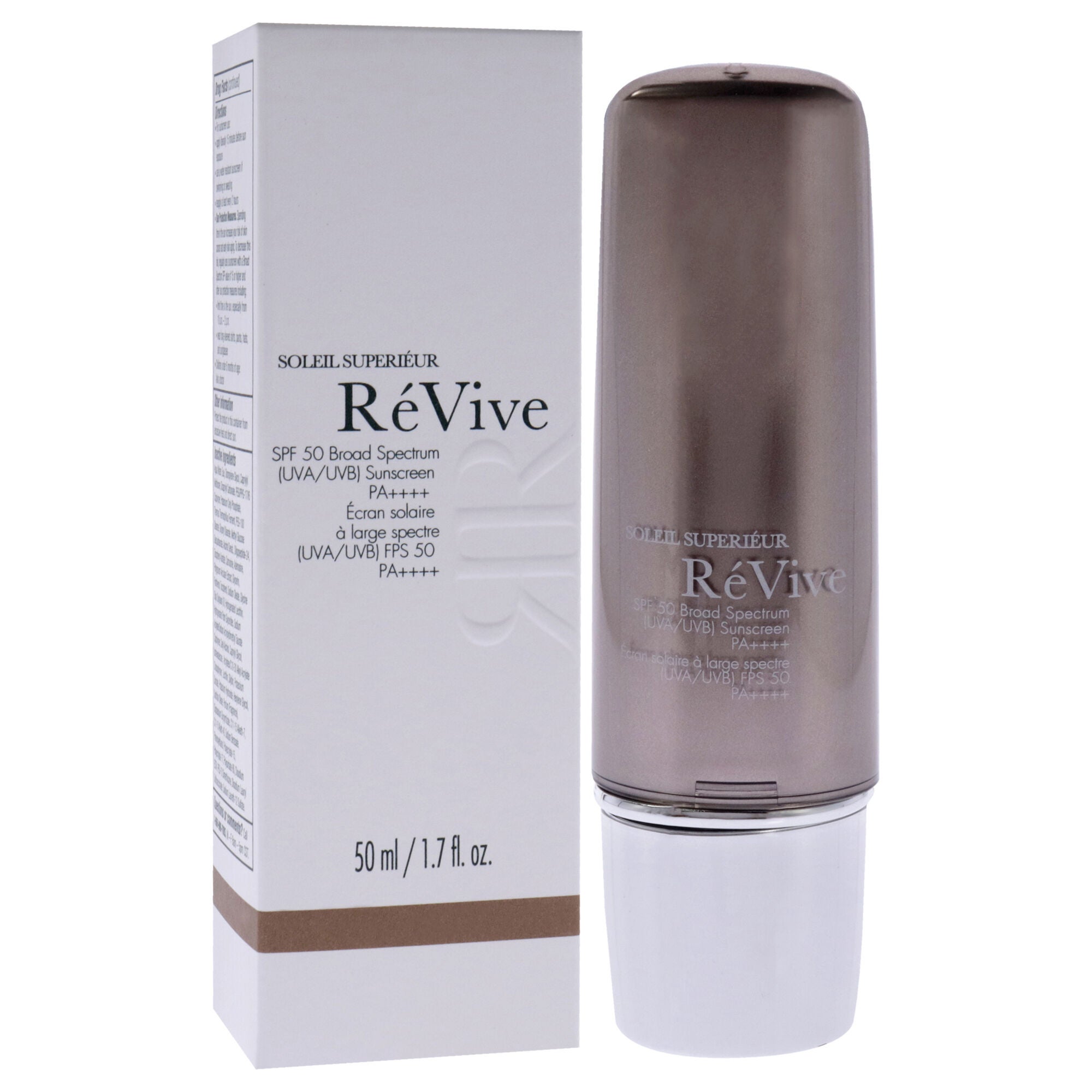 Soleil Superieur Broad Spectrum SPF 50 PA Plus by Revive for Unisex - 1.7 oz Sunscreen, See Description, alternate image number 1