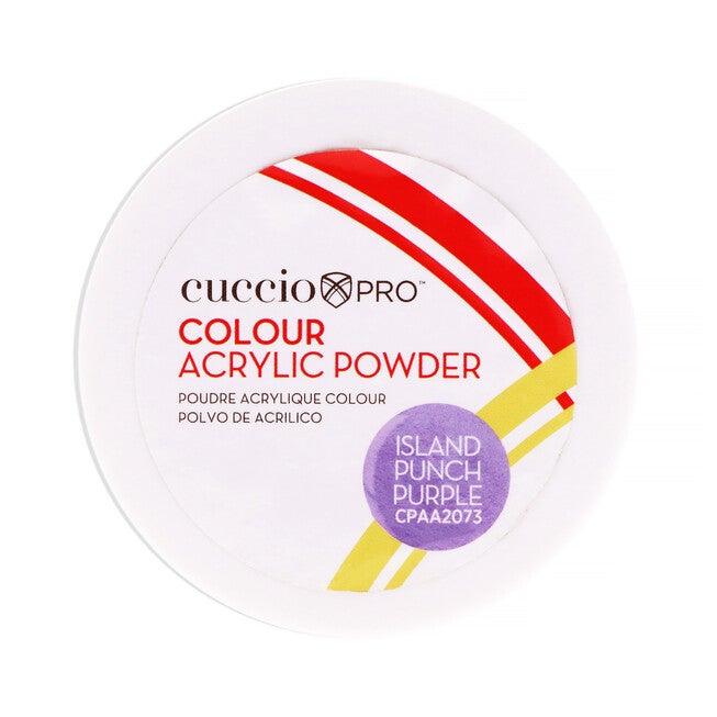 Colour Acrylic Powder - Island Punch Purple by Cuccio PRO for Women - 1.6 oz Acrylic Powder, See Description, hi-res image number 0