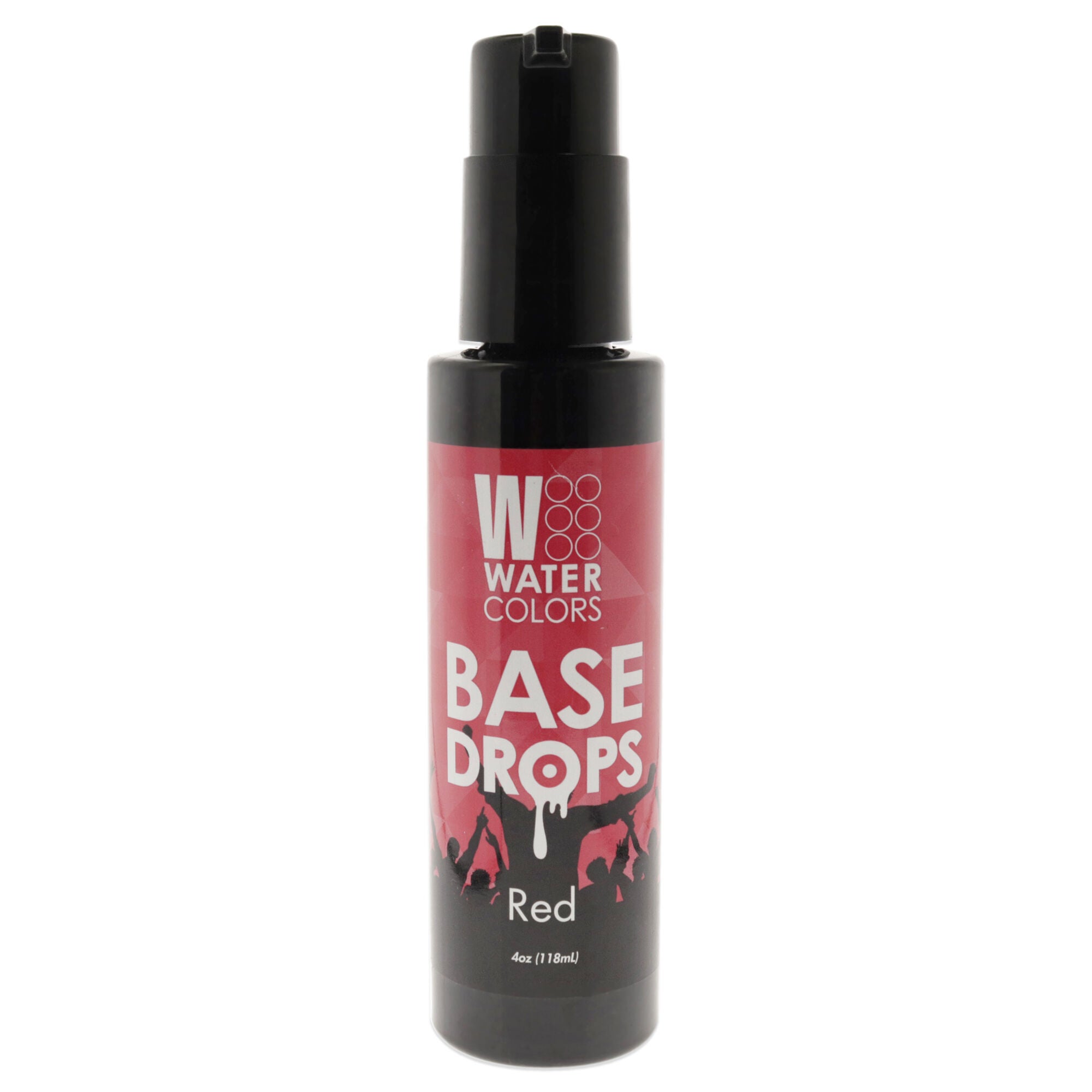 Watercolors Base Drops - Red by Tressa for Unisex - 4 oz Drops, See Description, hi-res image number 0