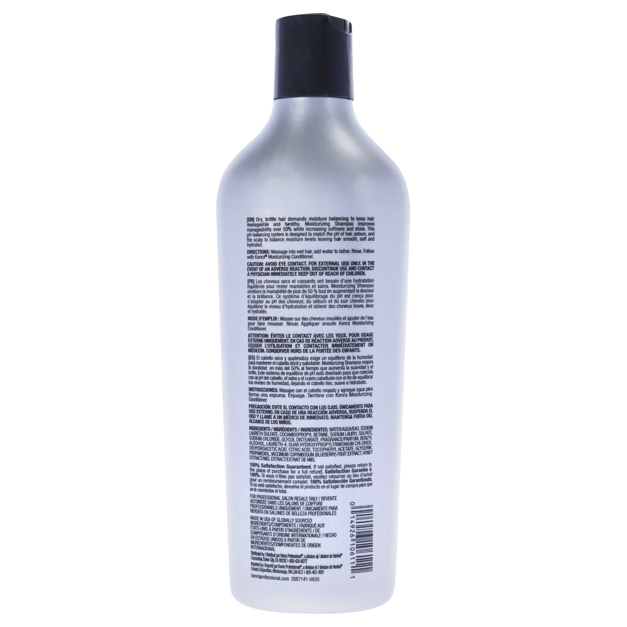 Moisturizing Shampoo by Kenra for Unisex - 10.1 oz Shampoo, See Description, alternate image number 1