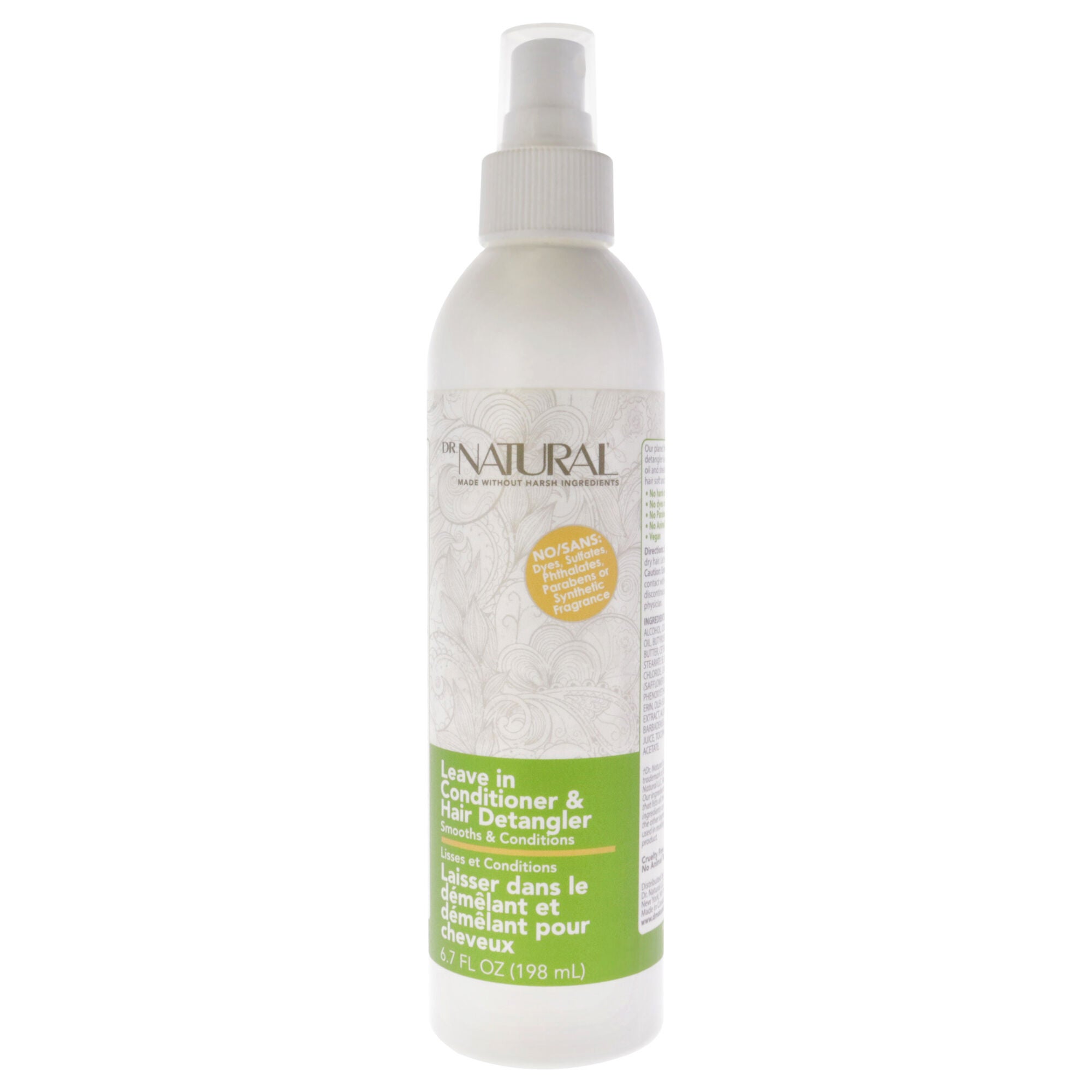 Leave in Conditioner and Hair Detangler by Dr. Natural for Unisex - 6.7 oz Conditioner, See Description, hi-res image number 0