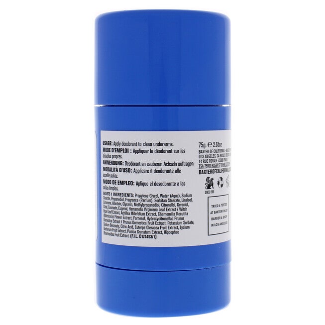 Deodorant - Citrus and Herbal-Musk by Baxter of California for Men - 2.65 oz Deodorant Stick, , alternate image number null