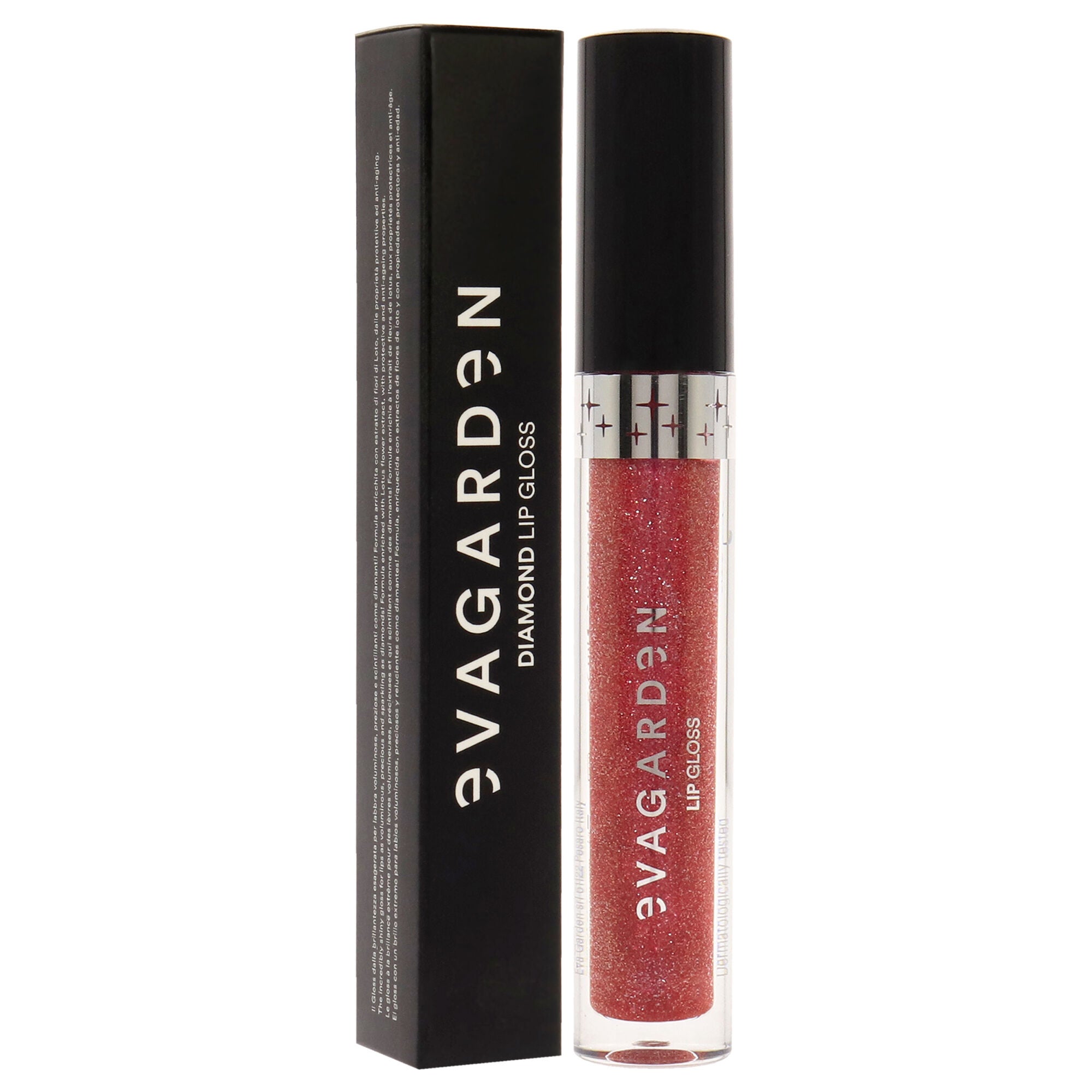 Diamond Lip Gloss - 859 Bright Cherry by Evagarden for Women - 0.09 oz Lip Gloss, See Description, alternate image number 1