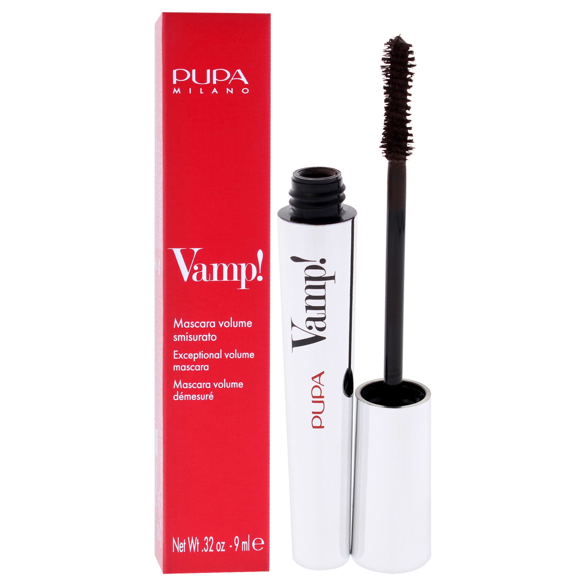Vamp! Mascara - 200 Chocolate Brown by Pupa Milano for Women - 0.32 oz Mascara, See Description, alternate image number 1