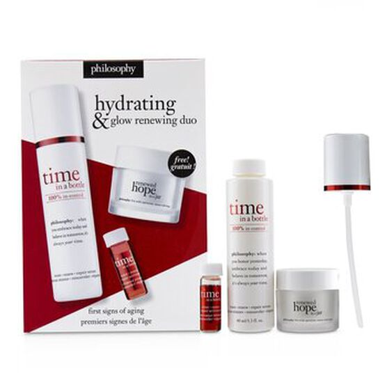 Hydrating & Glow Renewing Duo: Time In A Bottle Se, , alternate image number null