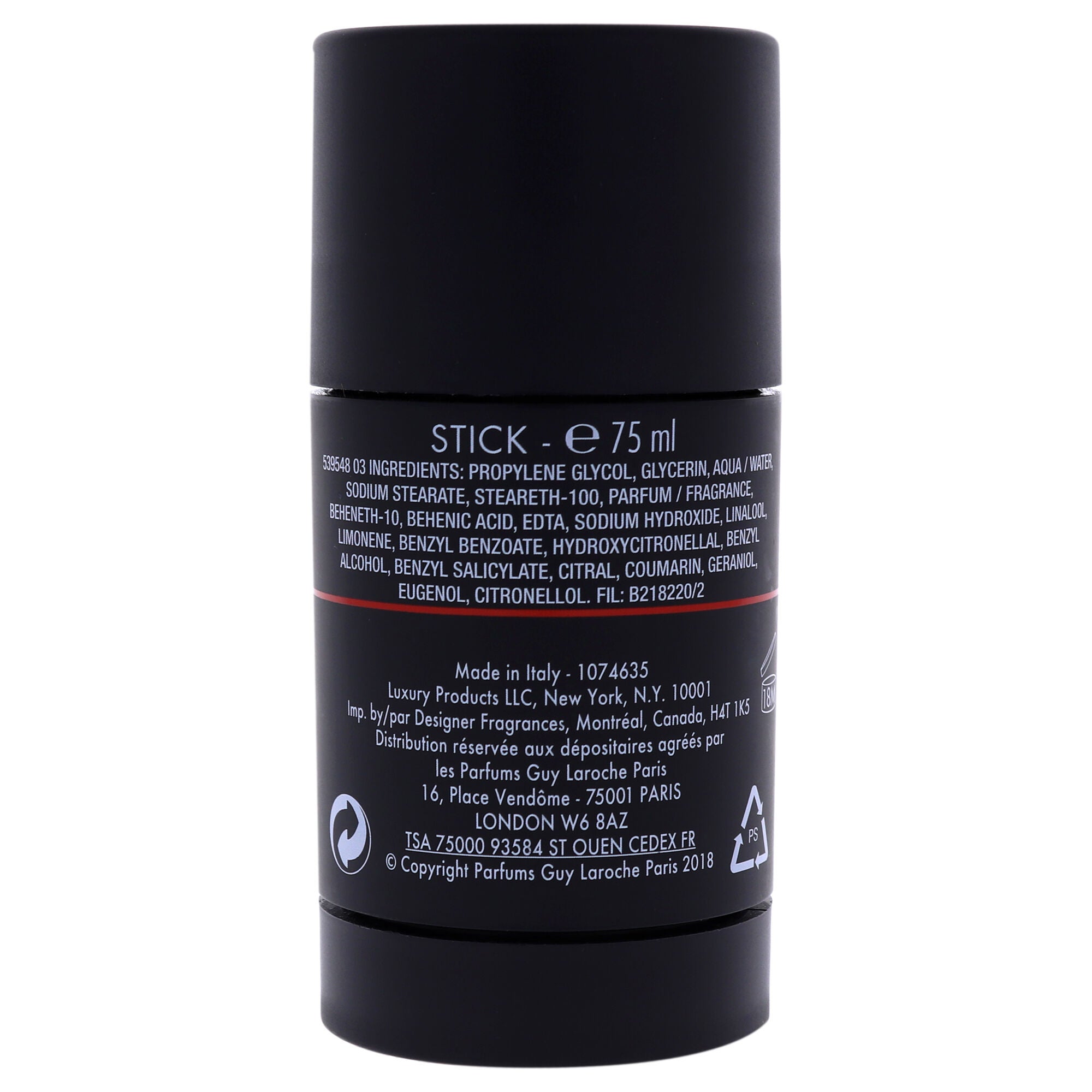 Drakkar Noir by Guy Laroche for Men - 2.6 oz Deodorant Stick, See Description, alternate image number 2
