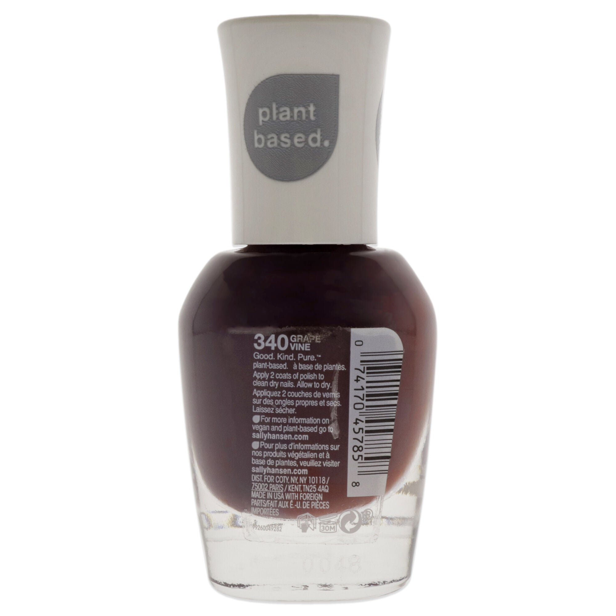 Good Kind Pure Vegan - Grape Vine by Sally Hansen for Women - 0.33 oz Nail Polish, , alternate image number 4
