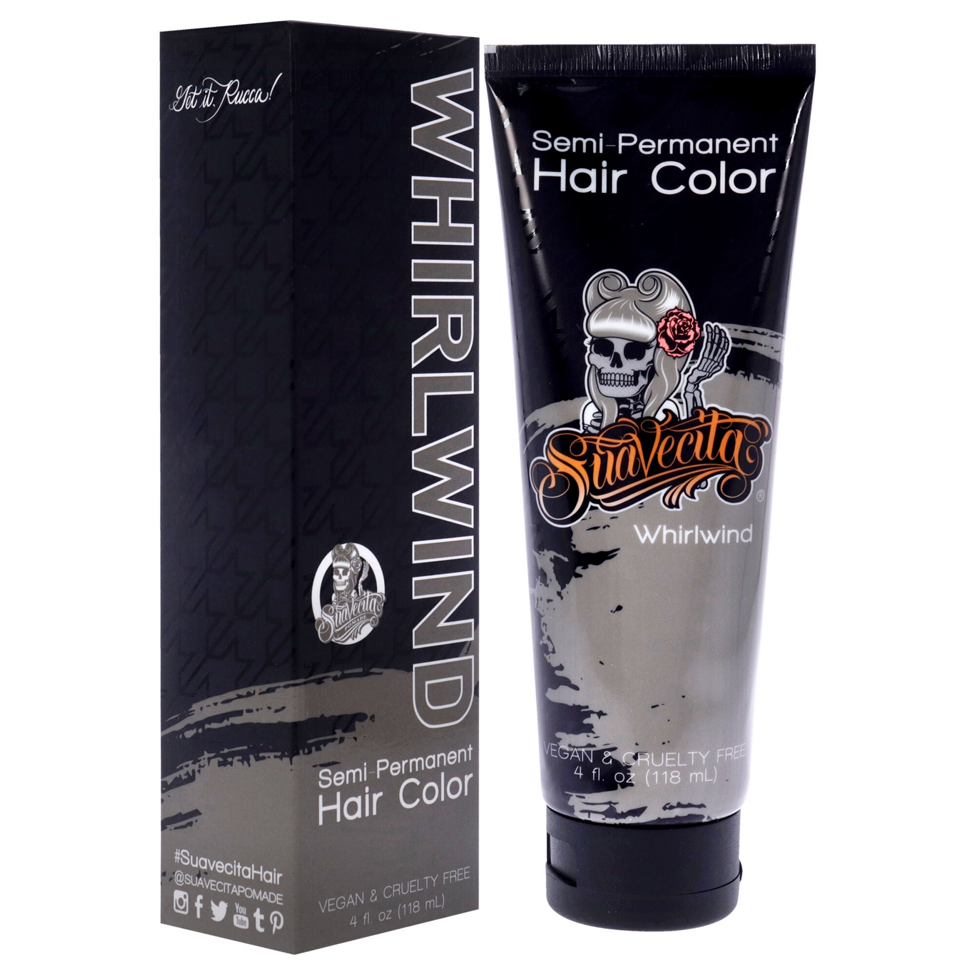 Semi-Permanent Hair Color - Whirlwind by Suavecito for Unisex - 4 oz Hair Color, See Description, alternate image number 2