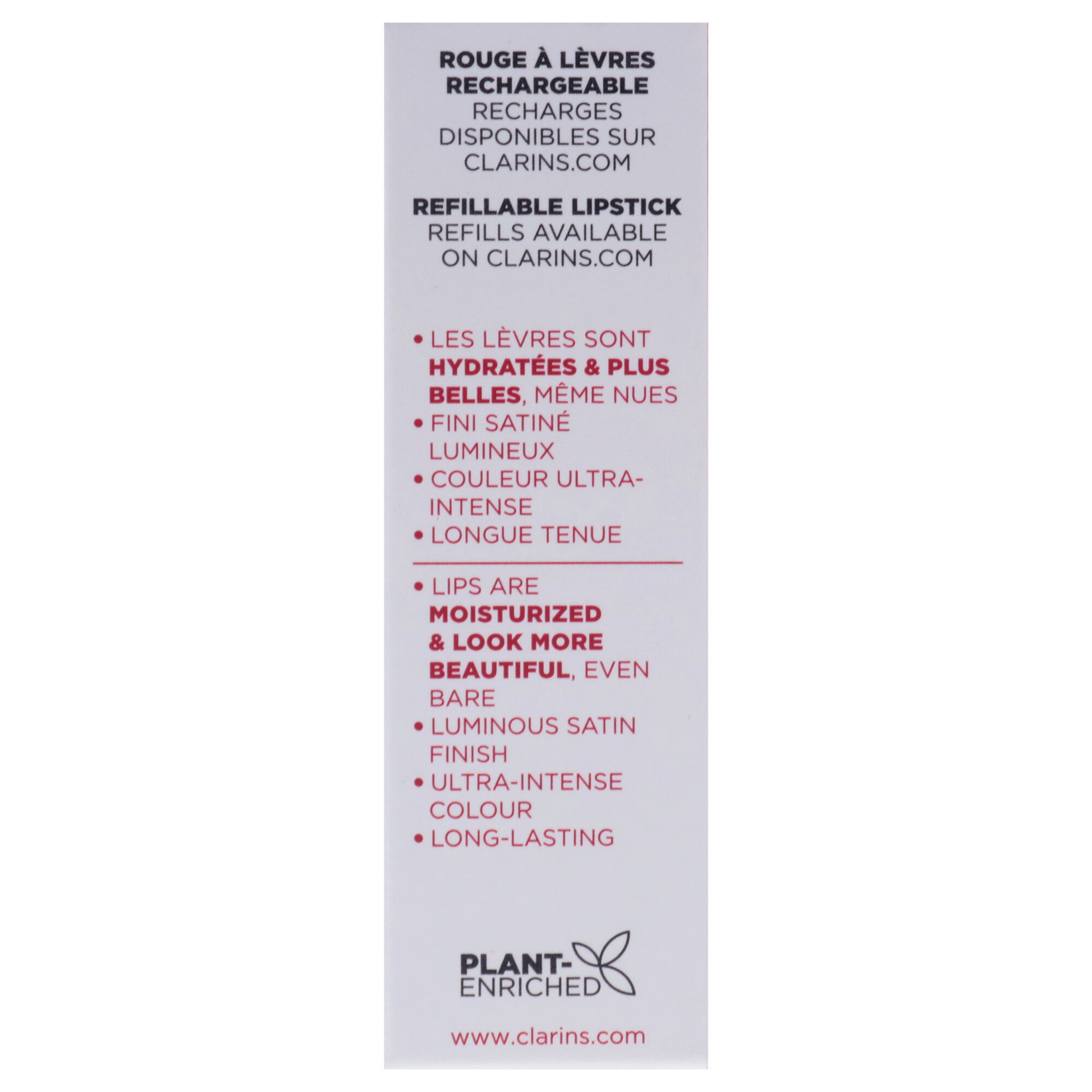 Joli Rouge Satin Lipstick - 742 Joli Rouge by Clarins for Women - 0.1 oz Lipstick, Red, alternate image number 5