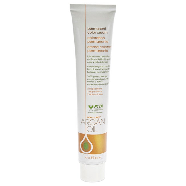 Argan Oil Permanent Color Cream - 6G Dark Golden Blonde by One n Only for Unisex - 3 oz Hair Color, See Description, alternate image number 3
