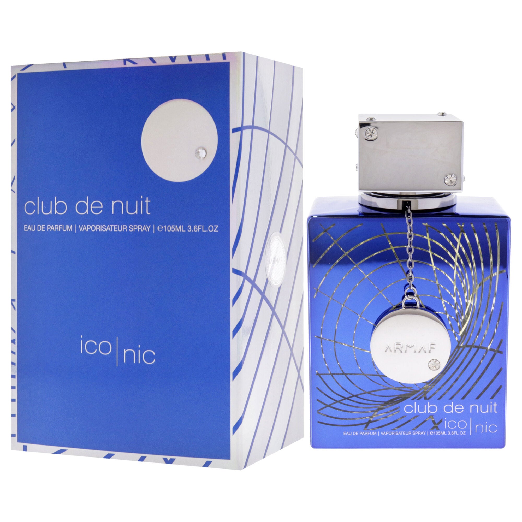 Club De Nuit Iconic Blue by Armaf for Men - 3.6 oz EDP Spray, See Description, alternate image number 3