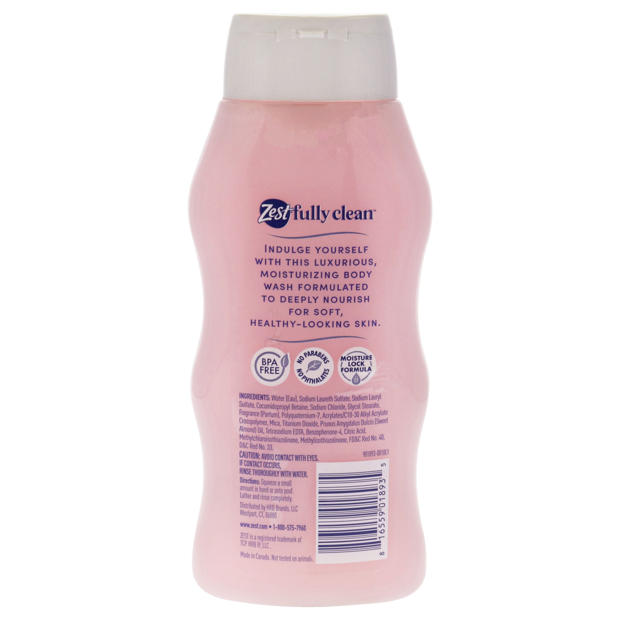 Moisturize and Replenish Body Wash - Orchid and Almond Oil by Zest for Women - 20 oz Body Wash, See Description, alternate image number 2