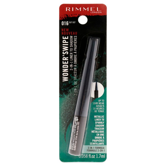 Wonder Swipe 2-in-1 Liner to Shadow - 016 Out Out by Rimmel London for Women - 0.058 oz Eyeliner, See Description, hi-res image number 0