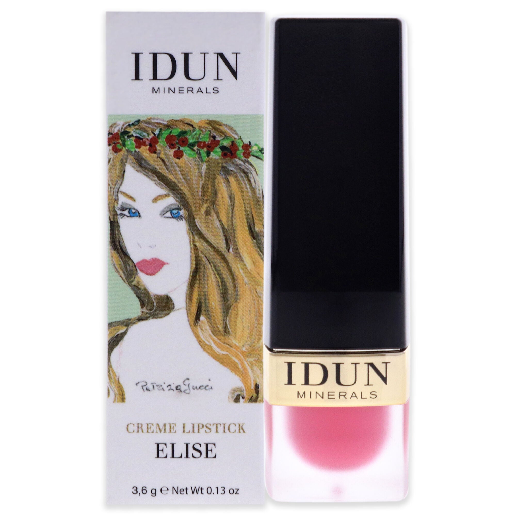 Creme Lipstick - 201 Elise by Idun Minerals for Women - 0.13 oz Lipstick, See Description, hi-res image number 0