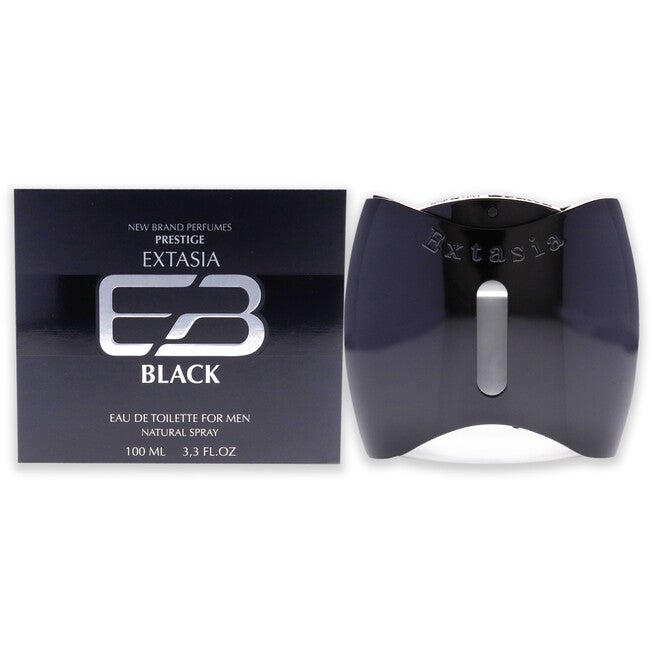 Extasia Black by New Brand for Men - 3.4 oz EDT Spray, NA, hi-res image number null