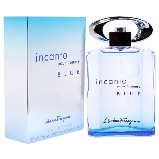 Incanto Blue by Salvatore Ferragamo for Men - 3.4 oz EDT Spray, , alternate image number null