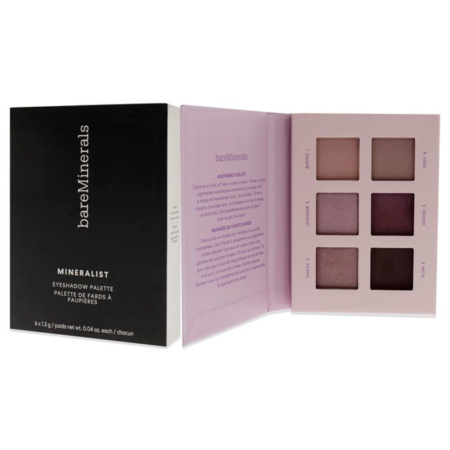 Mineralist Eyeshadow Palette - Heathered by bareMinerals for Women - 0.24 oz Eye Shadow, , alternate image number null