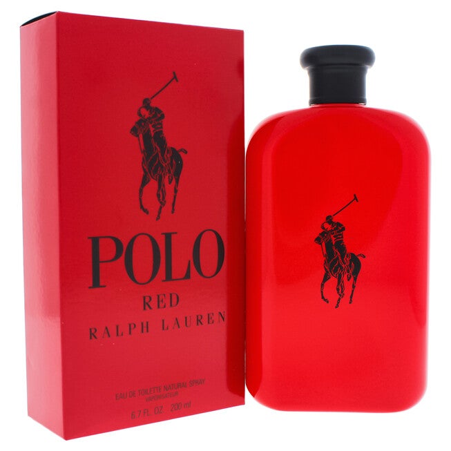 Polo Red by Ralph Lauren for Men - 6.7 oz EDT Spray, , alternate image number null