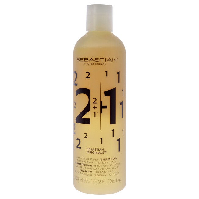 2 Plus 1 Daily Moisture Shampoo by Sebastian for Unisex - 10.2 oz Shampoo, See Description, alternate image number 1